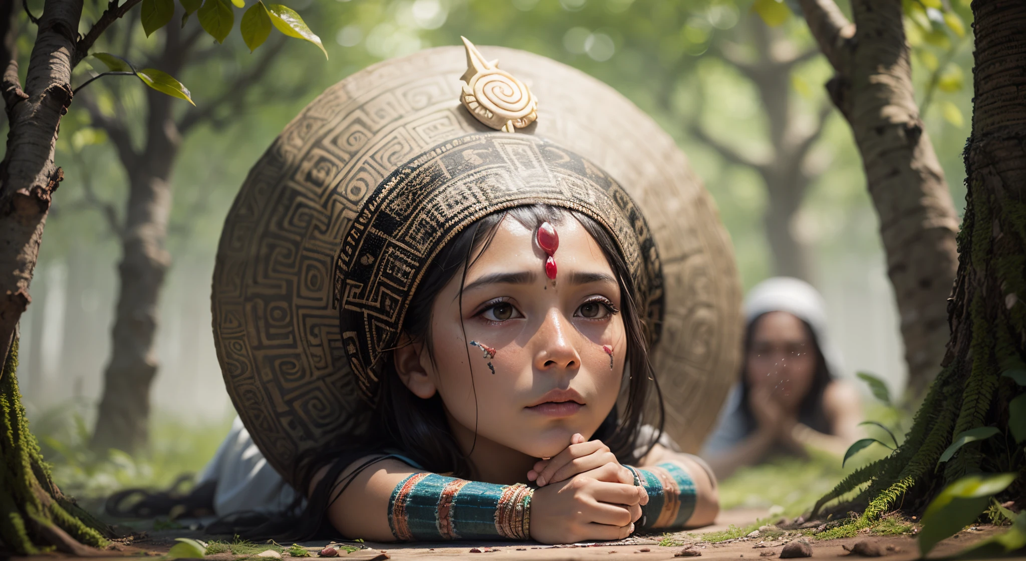 hyper realistic photography of a Mayan ritual --auto --s2