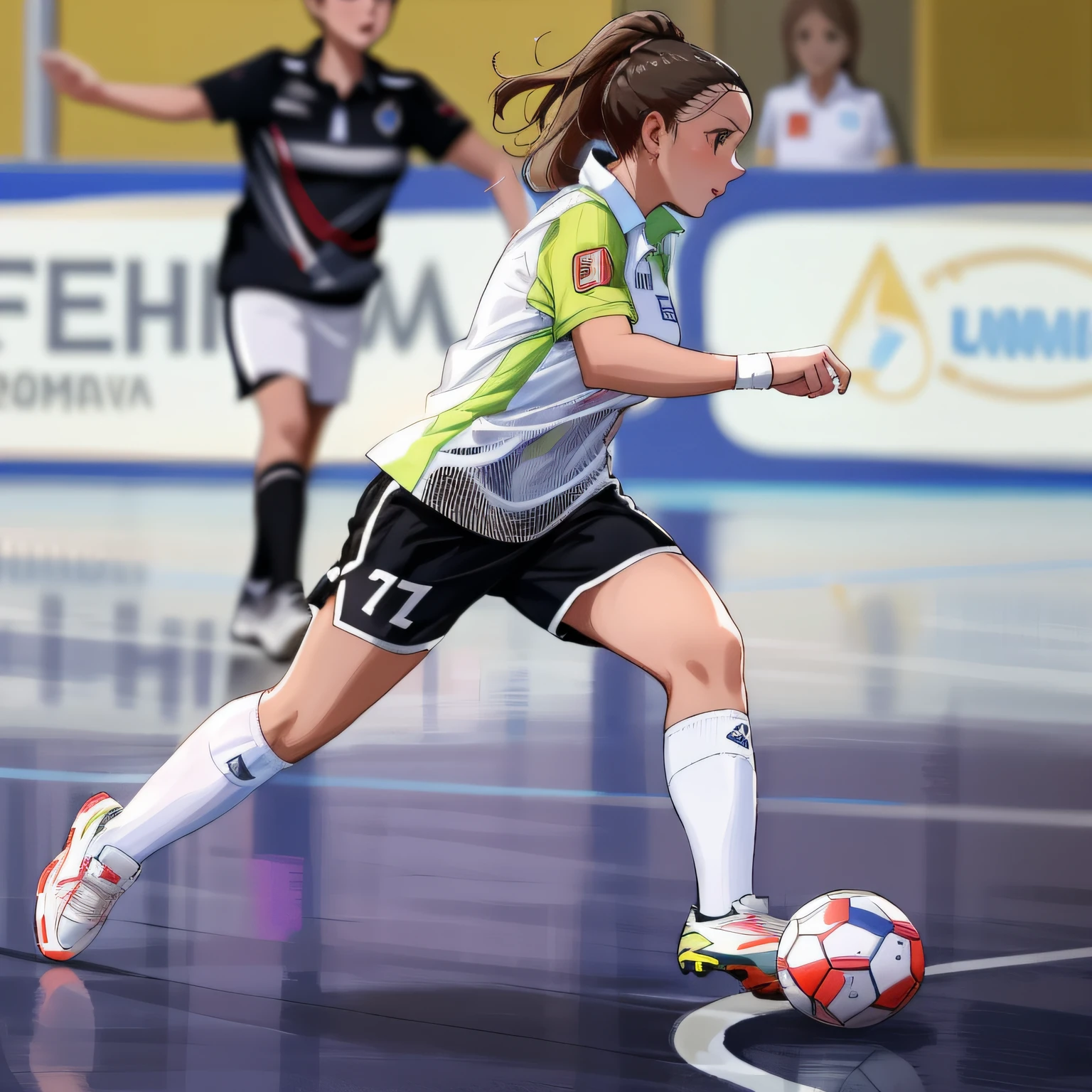 there is a woman that is playing soccer on the court, malika favre, indoor shot, caroline gariba, mina petrovic, afp, simona sbaffi is the captain, 💣 💥, daniela uhlig, sanja stikovic, angie glocka, corinne day, profile pic, amanda lilleston, cool looking, serena malyon