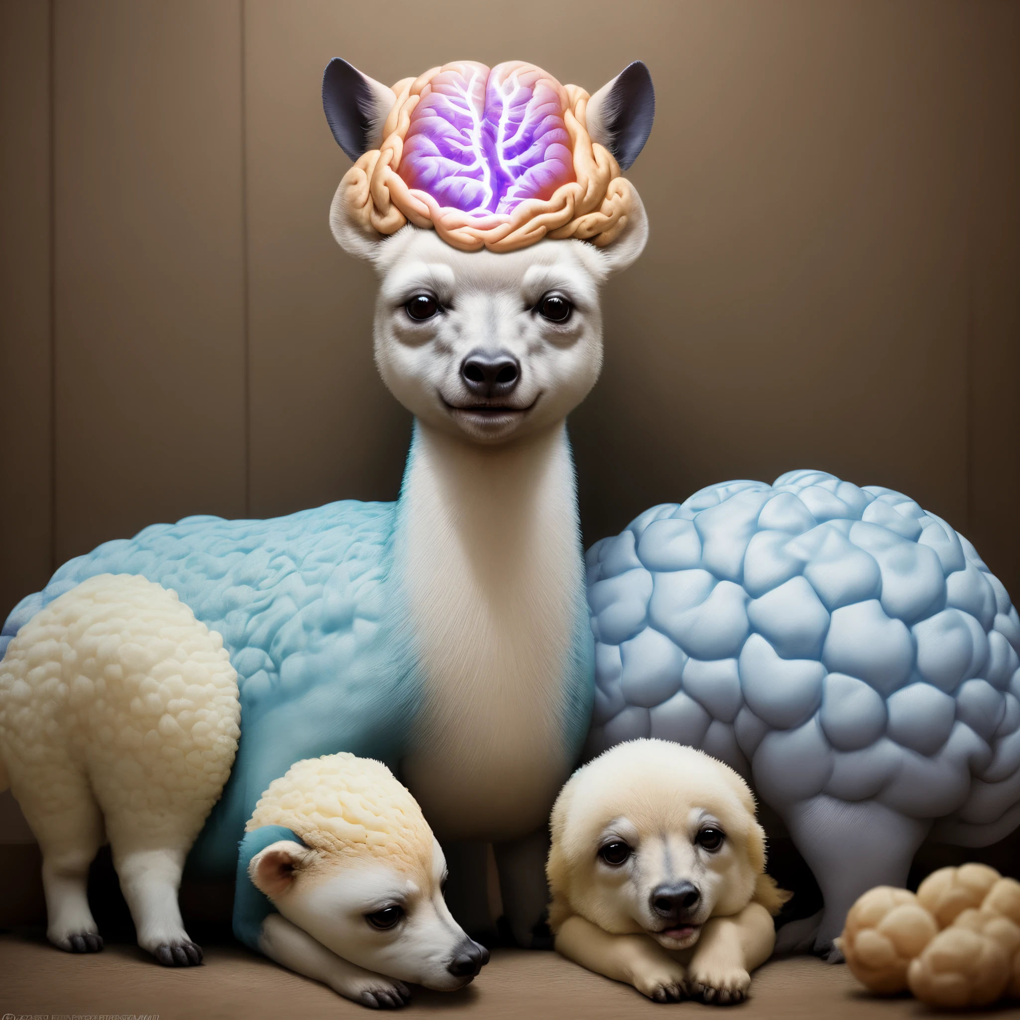 cria uma imagem da palavra mente (linked to the brain)