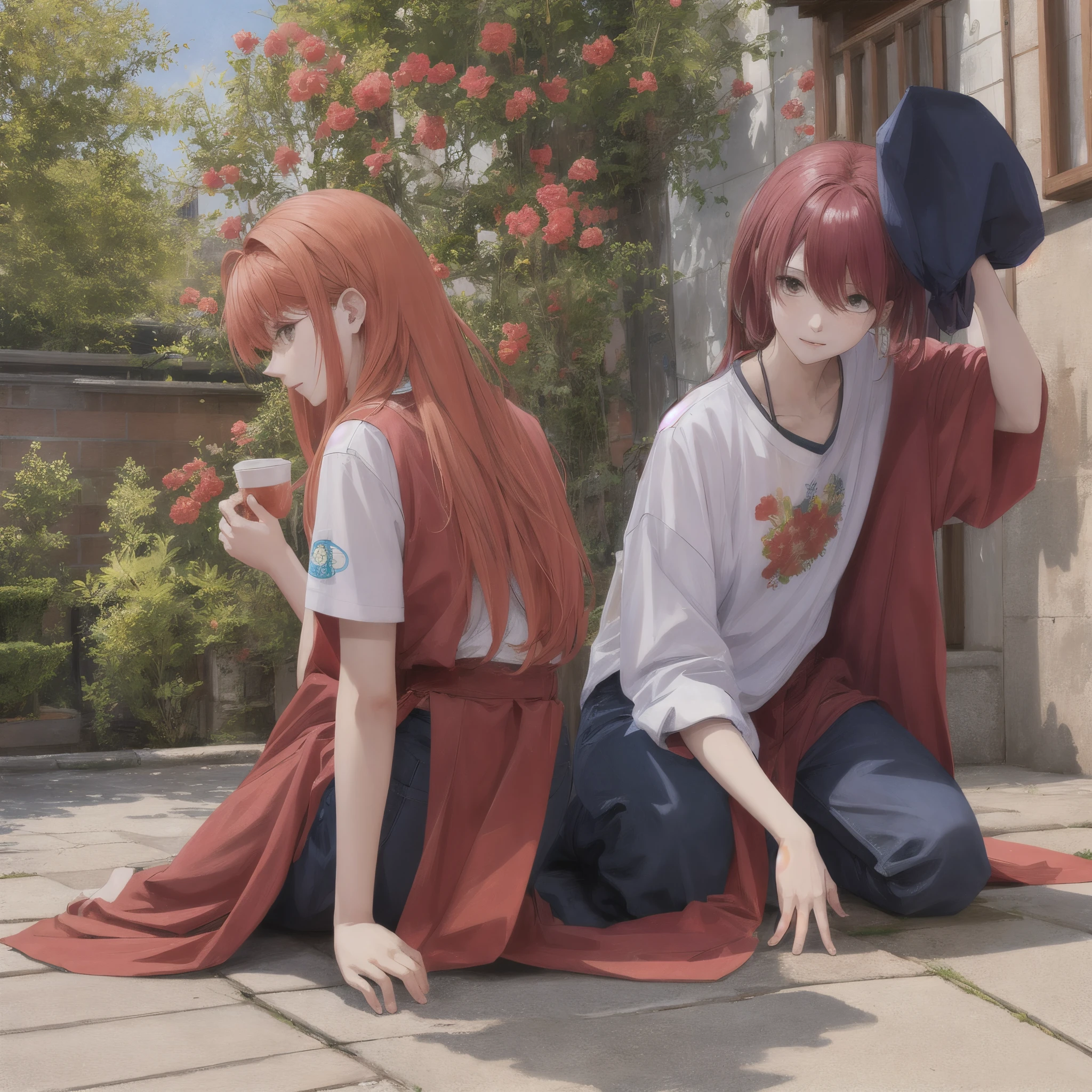 Suzuri Ren Kneeling