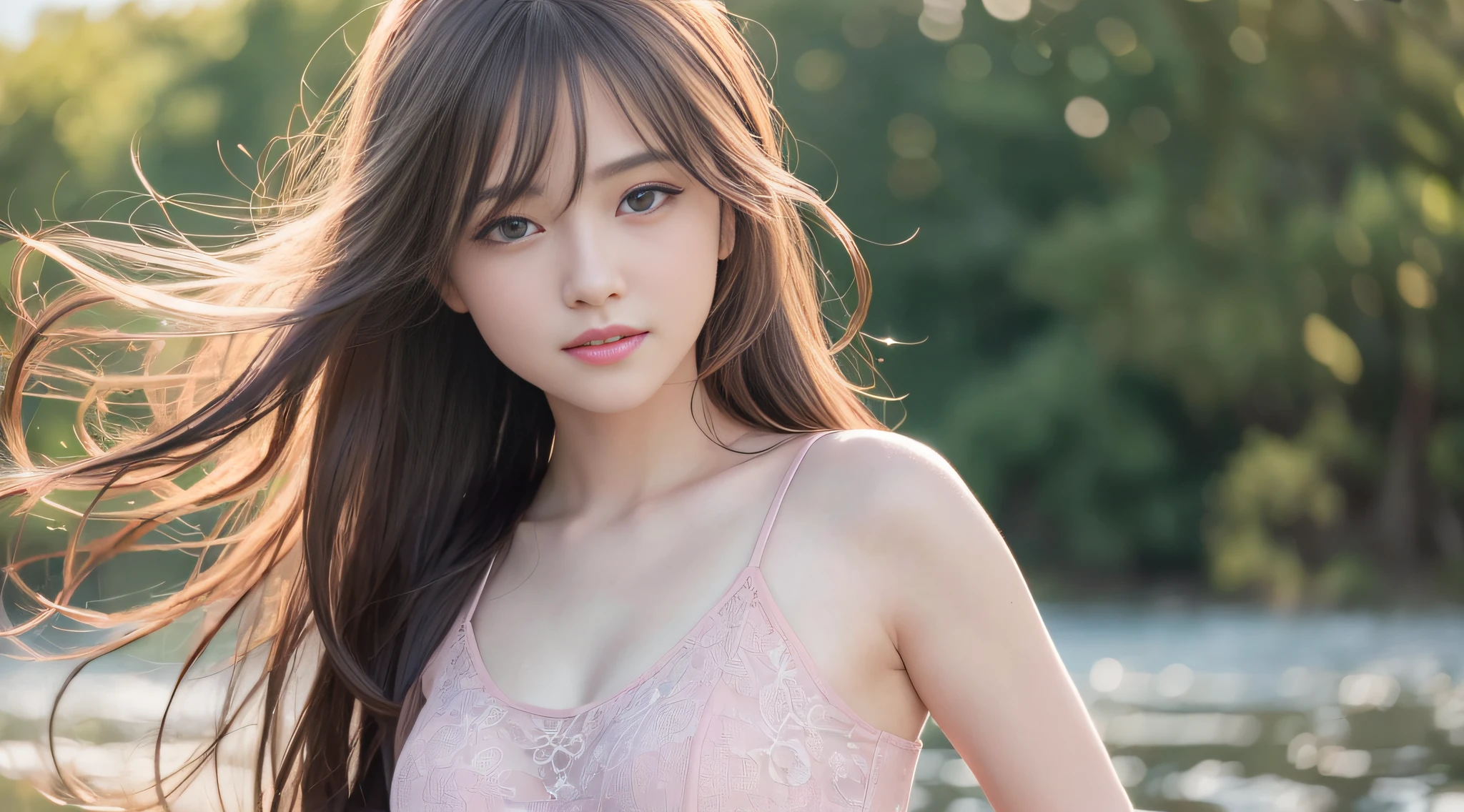 Highest Quality, excellent details, 超A high resolution, (fidelity: 1.4), The best illustrations, Photograph the whole body,favor details, Highly condensed 1girl, with a delicate and beautiful face, Delicate collarbones, High Quality Fishtail Skirt, Shyness,Frolic,dance,Soft buttocks,toppless,bare upper body