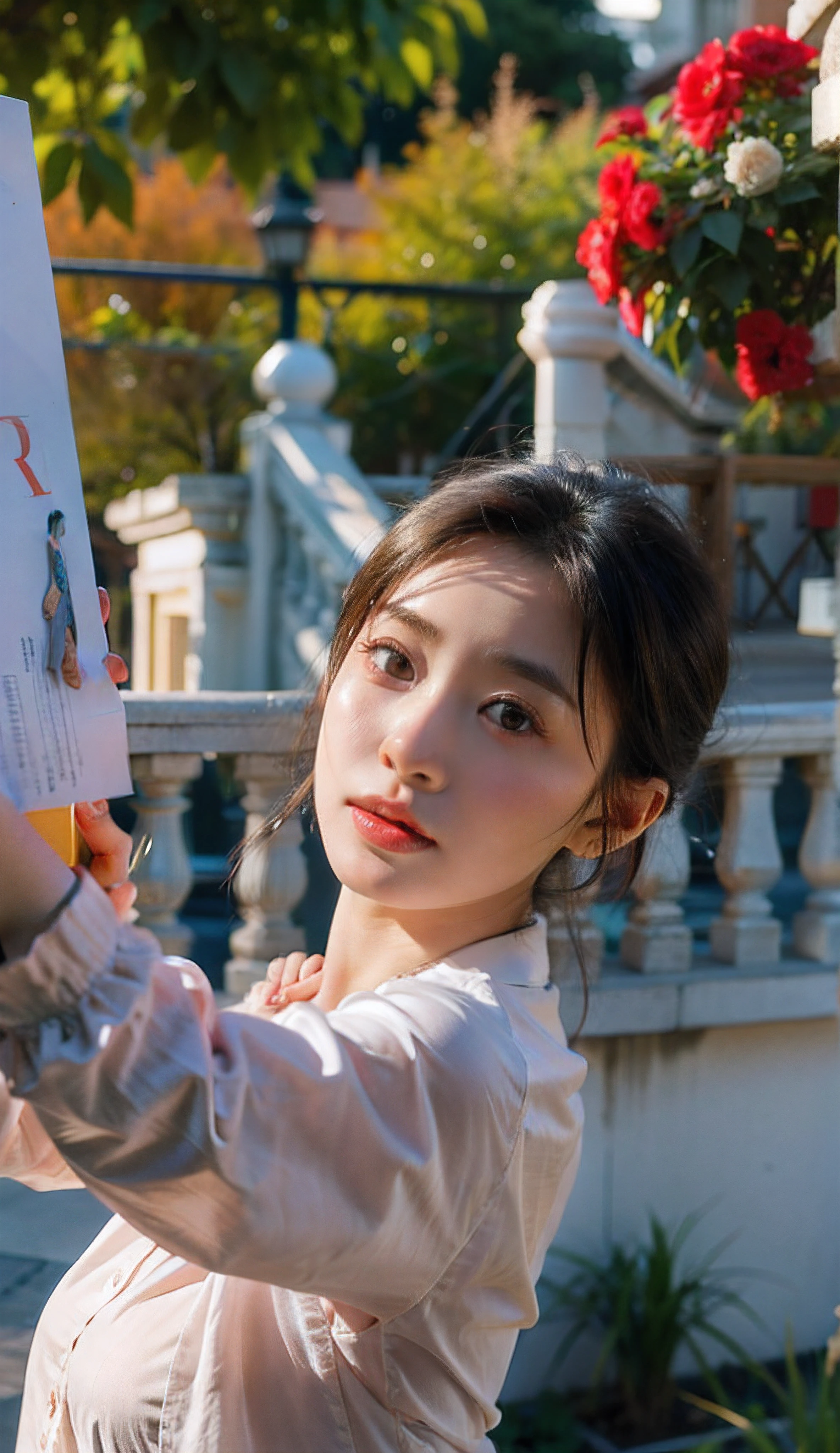 a young asian woman, Oh, really，