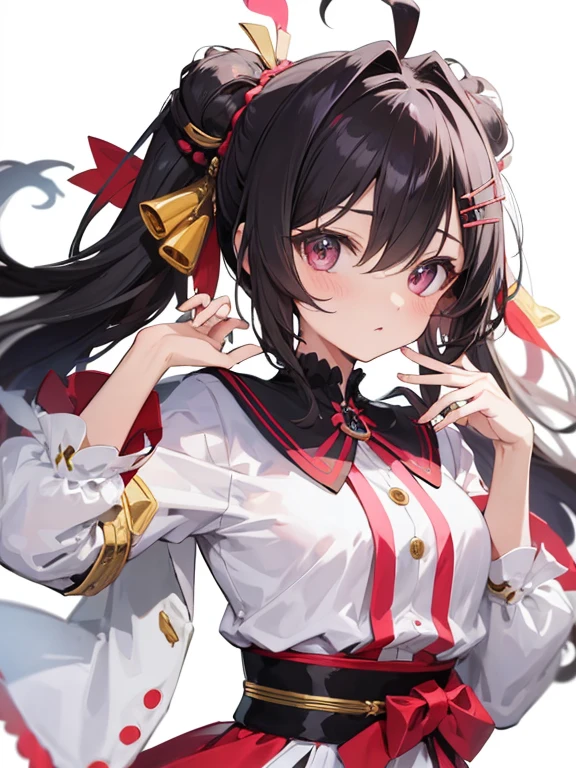 tmasterpiece, Best quality at best, A high resolution, 1girl 22 ahoge hair accessories, komono