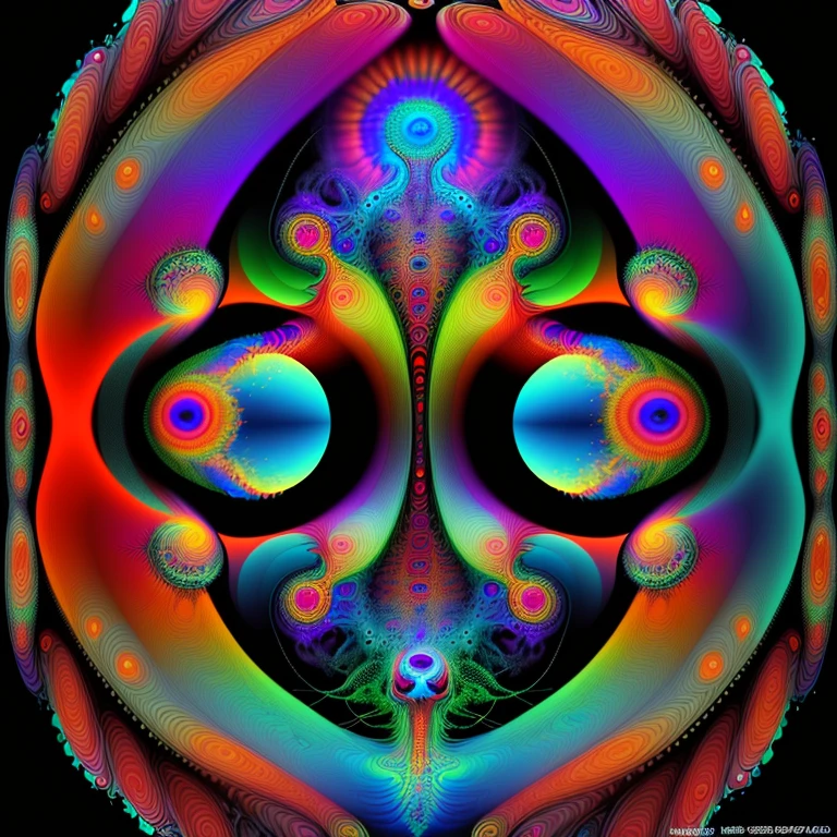 intelligent design, psychedelic art, high resolution