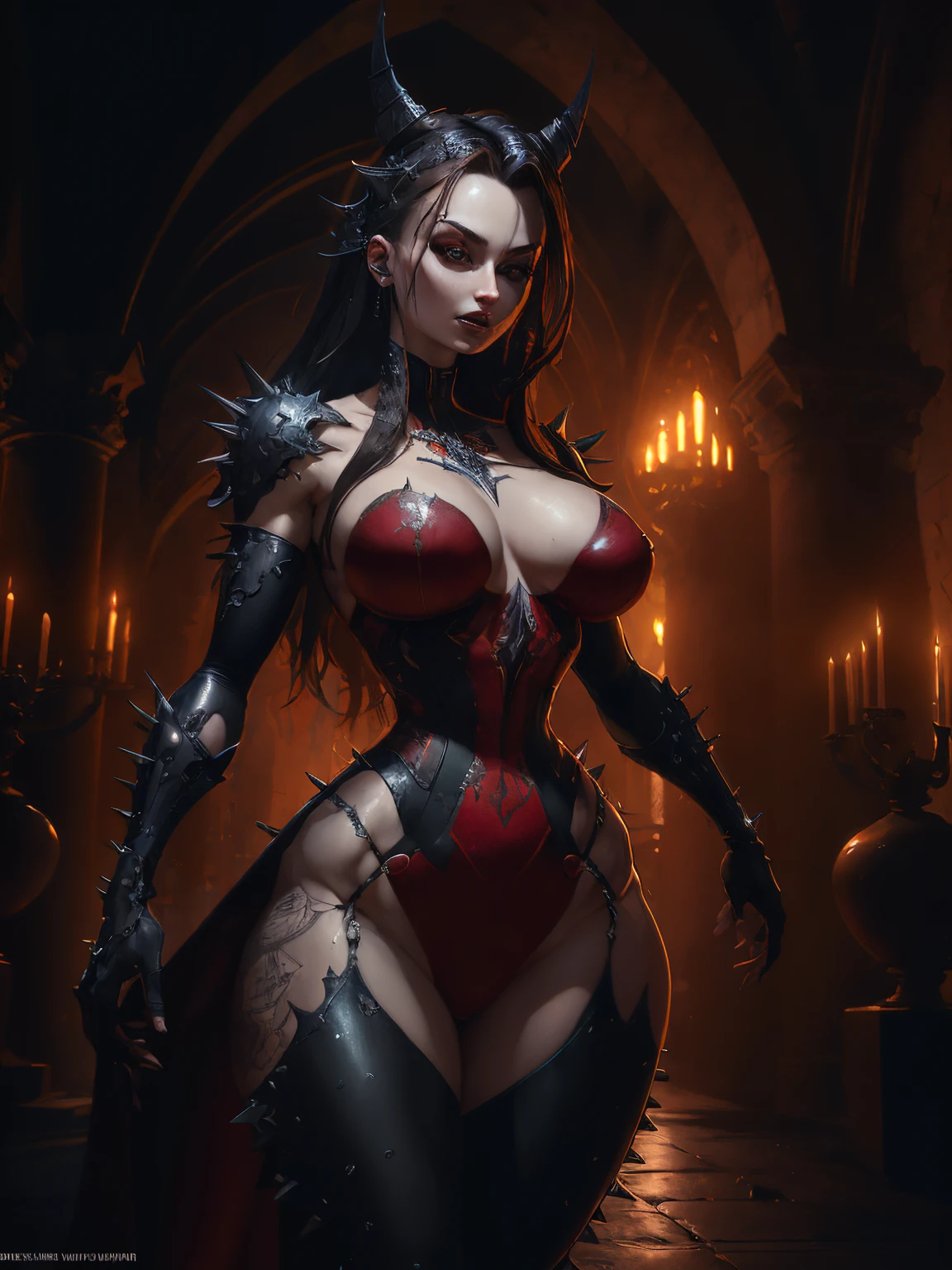 Beautiful Alluring Crimson Knight Sophie Turner, Bare Skin  Athletic Well Toned Body, Elegant Form, Bare Skin, Inside A gothic Palace, Barely Clothed, cleavage, metal bikini gothic armor, metal Spikes, Beautiful Face, riding a really big , enormous  entering her , masturbation with a big , Ominous Gothic Theme, Fiverr Dnd Character, Octane Render, Digital Art, Extreme Detail, 4k, Ultra Hd, Polished, Beautiful, Hyperdetailed, Intricate, Elaborate, Meticulous, Photorealistic, Sharp Focus, Wlop, Character Design, Unreal Engine, 3d Rendered, Volumetric Lighting, Reflections, Glossy, Digital Illustration, Sensual Pose, Suggestive Pose, Lewd, Full Body Shot, anatomically correct 💖❤💕💋❣