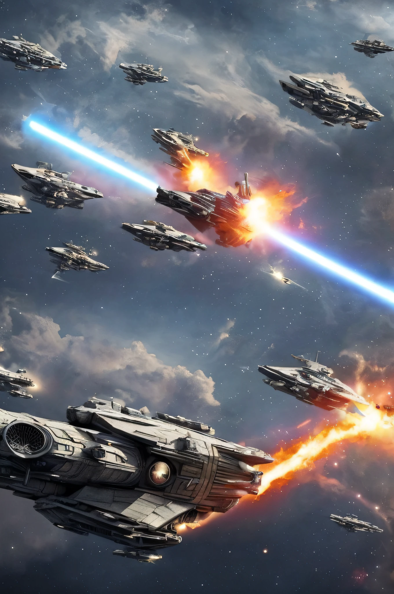 Star wars, death star, laser, planet explosion, astronaut, 100 The Executor, Star Dreadnought Class.