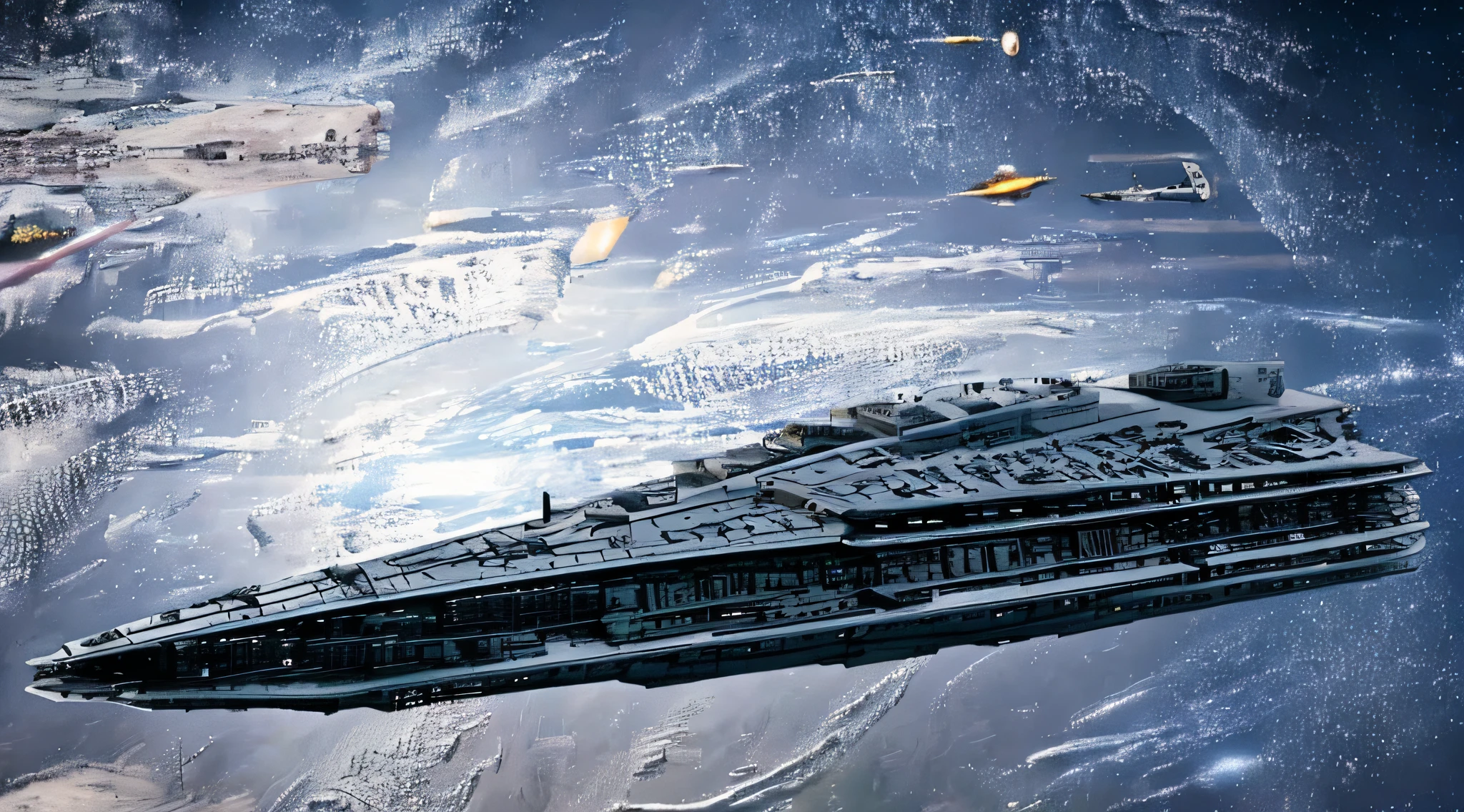 Star wars, death star, laser, planet explosion, astronaut, 100 The Executor, Star Dreadnought Class.