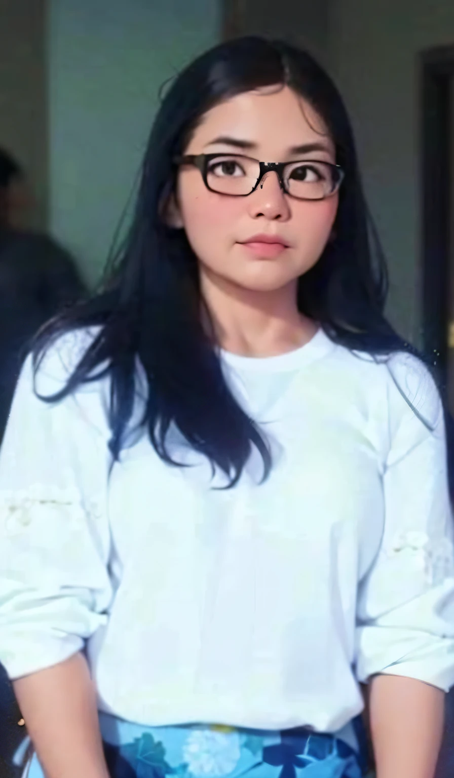 there is a woman with glasses standing in a room, profile photo, nivanh chanthara, cindy avelino, 3 0 years old woman, 30 years old woman, dang my linh, profile pic, leaked photo, trending photo, faridah malik, a young asian woman, photo taken in 2 0 2 0, discovered photo, mai anh tran, beautiful girl, masterpiece, full body