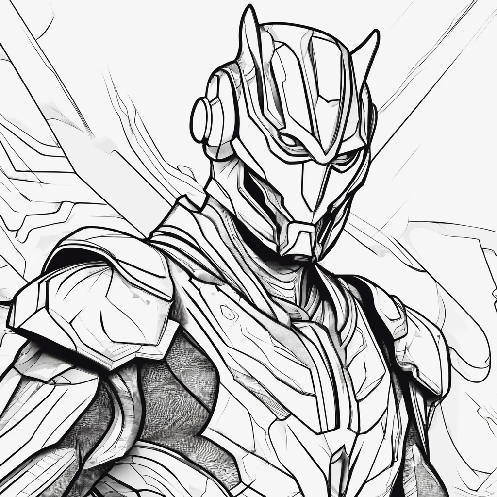 [ Amazing | astounding | delicated ]Portrait of Ultraman ， （Best quality， tmasterpiece）， 1人， looking at viewert， face guard ， Story background， upper part of body， Contemporary，Ultraman Tiga clothing。[dot paper effect]