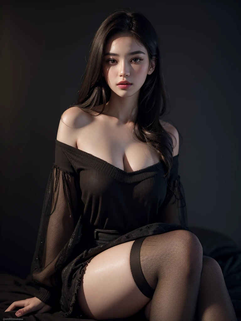 1girl, waist up, art by Ian Davenport,art by Cecily Brown, concept art, Portait of a Moody [shu qi:black girl:1], grabbing vagina, masturbating touching her breast naked her vagina no panties, Ruff, Anklet, Makeup, Cosy, loop lighting, 80mm, official art, unity 8k wallpaper, ultra detailed, aesthetic, masterpiece, best quality, photorealistic