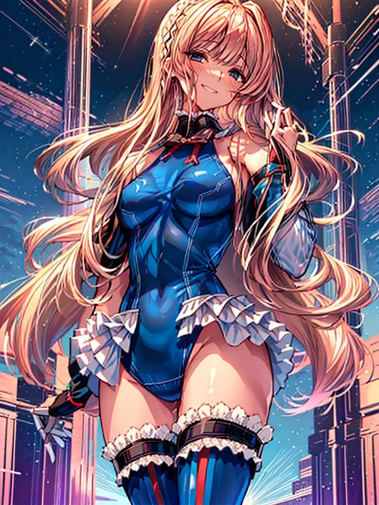 (1girl in:1.2, ( (digital) ( (Detailed passages inside the base:1.2), medium breasts, (fril swimsuit, thighs thighs thighs thighs, Detached sleeves)) , Best Quality, marierose,、Hypnorola
Eyes in the sky、1girl in,Emotionless facial expressions,Walking、grinning evily