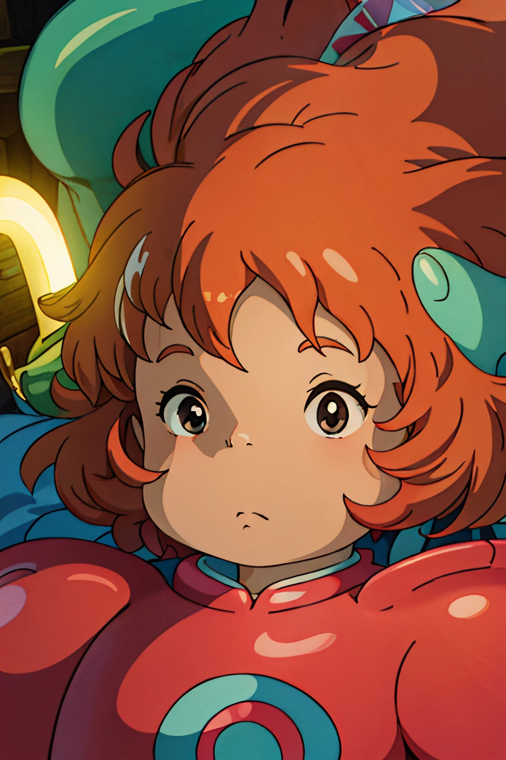 "ponyo,under the sea,petting the fish,illustrations,high quality,(best quality,4k,8k,highres,masterpiece:1.2),ultra-detailed,realistic,photorealistic,portraits,vivid colors,soft lighting,warm tones"