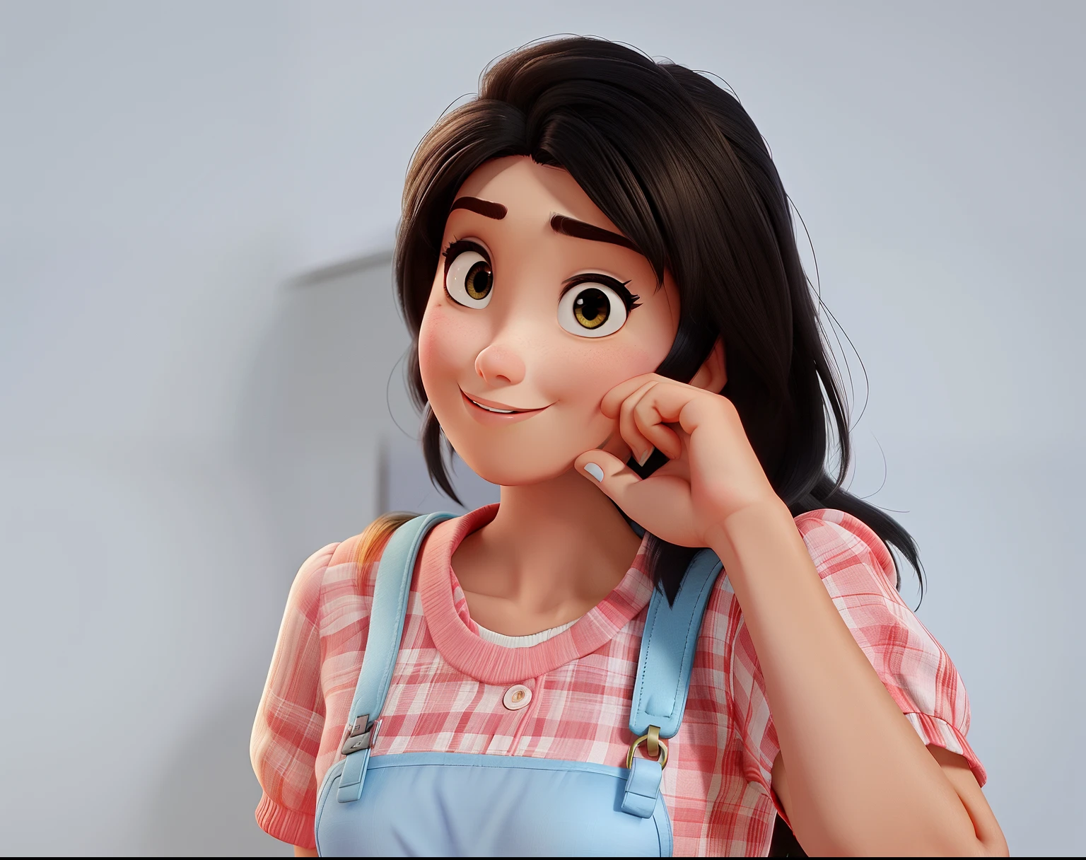 mulher estilo pixar, alta qualidade, melhor qualidade