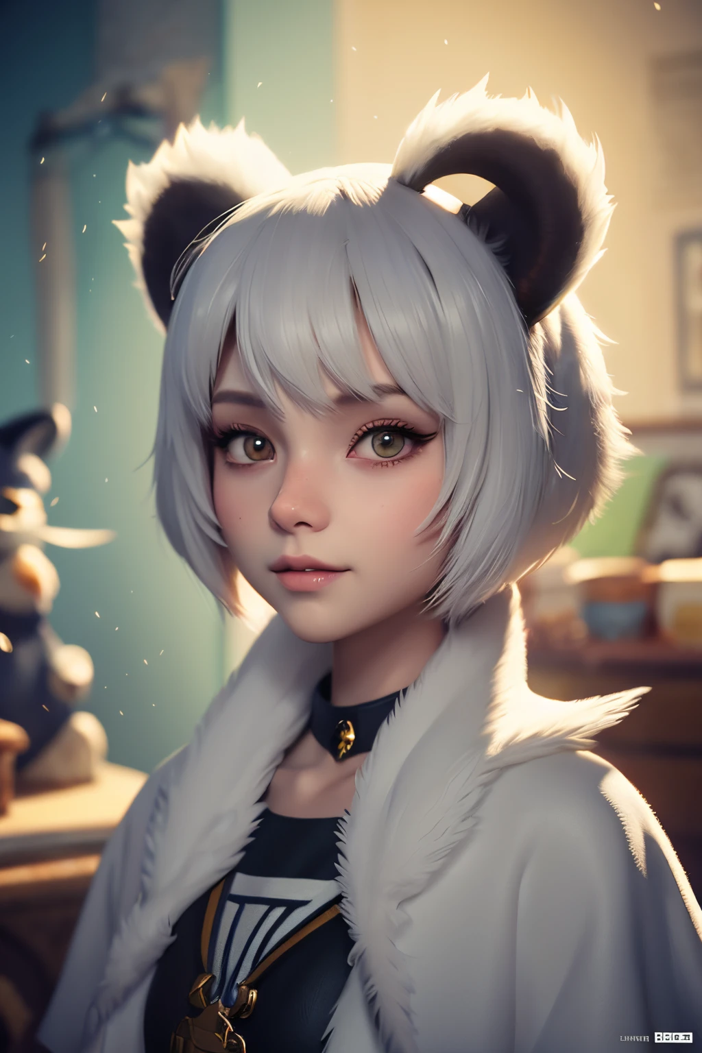 8K,Cute little surreal pure white sheep with golden eyes wearing a rough costume、Chibi、Adorable and fluffy、Stand on two legs,Logo Design、comic strip、cinematic lighting effect、A charming、3D Vector Art、Cute and quirky、Fantasyart、bokeh dof、handdraw、digitial painting、Soft lighting、Isometric style、4K resolution、photo realistic render、Highly detailed clean、Vector image、A photorealistic masterpiece、professional photograpy、Simple space background、Flat white background、 isometry、vivid vector,
