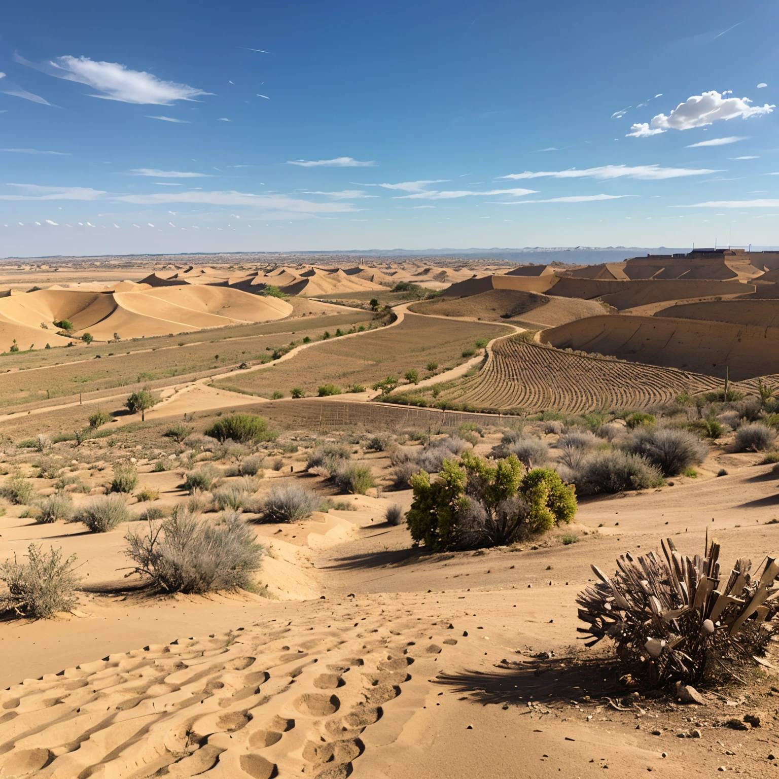 Palmeraie in the Montagneux desert