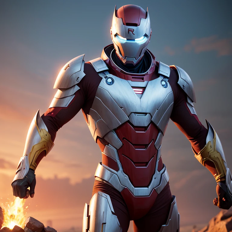 homem de ferro ultra realista 8k
