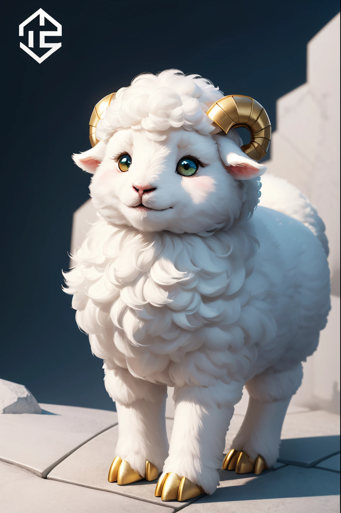8K,1animal,single body,Rough costumes,Cute little surreal pure white sheep with golden eyes、pure white male sheep,Chibi、Adorable and fluffy、Stand on two legs,Logo Design、comic strip、cinematic lighting effect、A charming、3D Vector Art、Cute and quirky、Fantasyart、bokeh dof、handdraw、digitial painting、Soft lighting、Isometric style、4K resolution、photo realistic render、Highly detailed clean、Vector image、A photorealistic masterpiece、professional photograpy、Simple space background、Flat white background、 isometry、vivid vector,in woods,well-muscled,