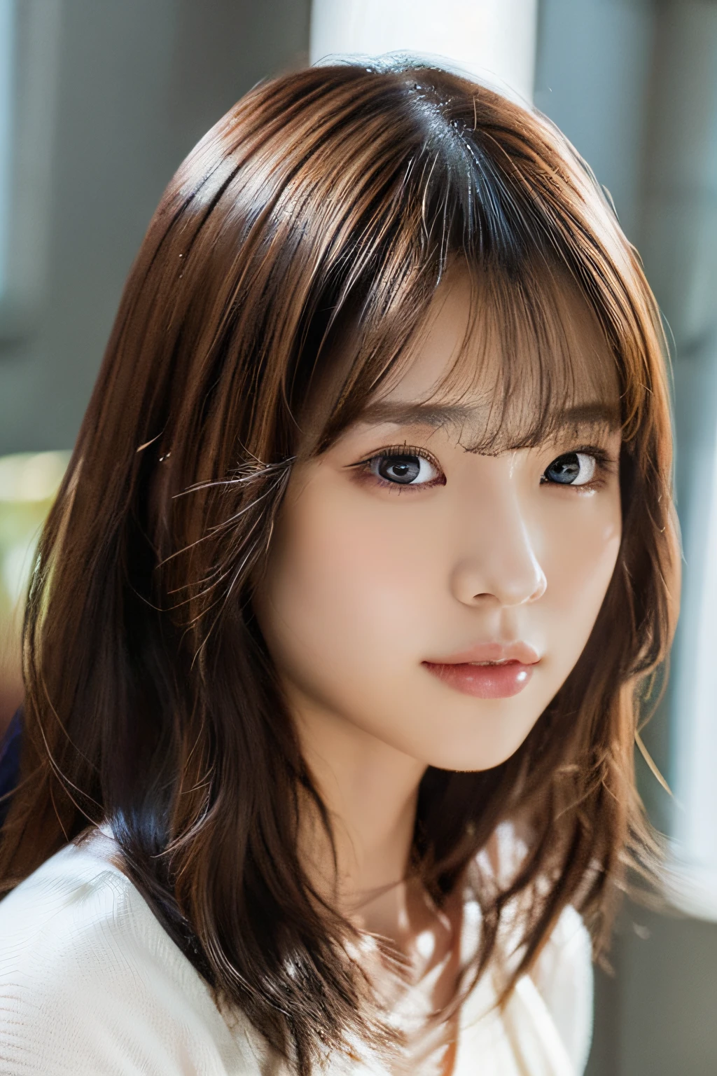 Focus on people。Create and express the best shining composition of the person in a realistic way。((masterpiece))、(((top-quality)))、((ultra-detailliert))、(A hyper-realistic)、(highly detailed CGillustration)、(extremely delicate and beautiful)、Girl a masterpiece、top-quality、Realistic skin feeling、Realistic fabric、We will introduce a realist illustration focusing on the center front of girls with realistic and ultra-detailed eyes.。This is the absolute rule, and the following sentence expresses the image quality。 The greatest painter in human history meets an unparalleled beauty、It is the greatest masterpiece in the history of the Inuiku Ichigo, which depicts the most beautiful figure of a lifetime.。 Create stunning anime artwork that is currently trending on seaStation、Introducing exquisite beauty and seductive aesthetics。