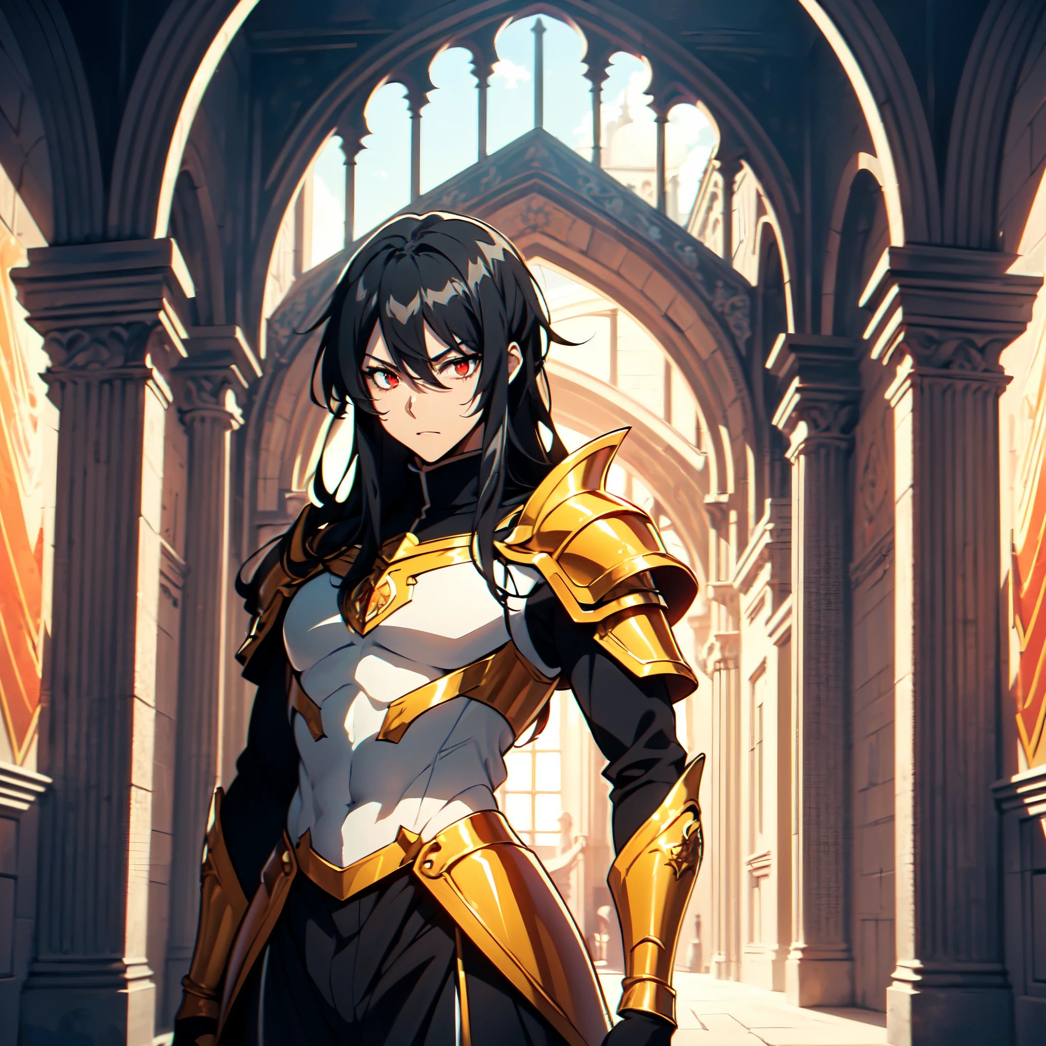 128K Ultra High Definition,
128K Ultra High Quality,
128K Ultra High Resolution,
Best Definition,
Best Quality,
Best Resolution,
Perfectly Detailed,
Perfectly Designed,
Extremely Detailed,
Extremely Designed,
Hyper Detailed,
Hyper Definition,
Hyper Quality,
Hyper Resolution,
Masterpiece,
(((Anime))),
Body Shot,
(((Boy))),
Handsome,
Muscular Body,
(((Black Long Hair))),
(((Red Eyes))),
(((Hyper Detailed & Perfectly Designed With Ultra High Quality Orange Amber Warlord Armor))),
(((Inside Of Medieval Royal Palace Background Scenery))),