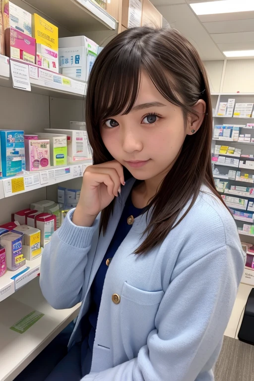 24 year old、pupils、girl with、Pharmacy Faculty