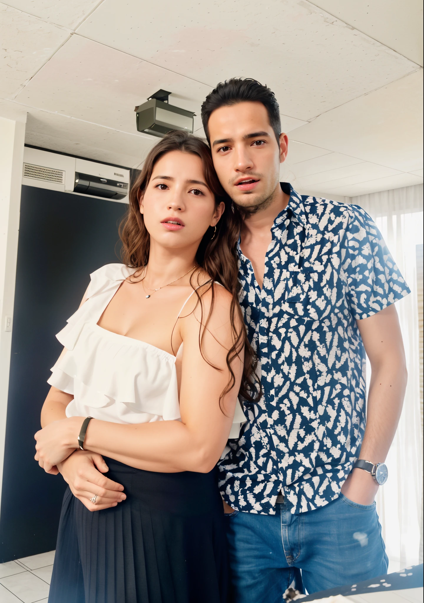there is a man and woman standing in a room together, Directed by: Nandor Soldier, Malika Favre, imagem de perfil, Directed by: Teresa Fasolino, por Romain brook, Mulher de 30 anos de Cuba, Directed by: Luis Miranda, 3 5 year brazilian mother, Directed by: Daniel Lieske, Marischa Becker, Directed by: Samuel Silva