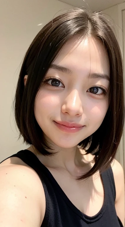 bob cuts、Cute teenage girl、AKB48 Team TP、AKB48 、(masterpiece、best qualtiy:1.2)、超A high resolution、(Photorealsitic:1.4)、Detailed skin、lighting like a movie、Friendly、Intelligent、Get carried away by the conversation、happiness、cordial、Energetic and、Cheerful and、Be creative、Glittering eyes and infectious smile、Hair is pink、Eyes are blue