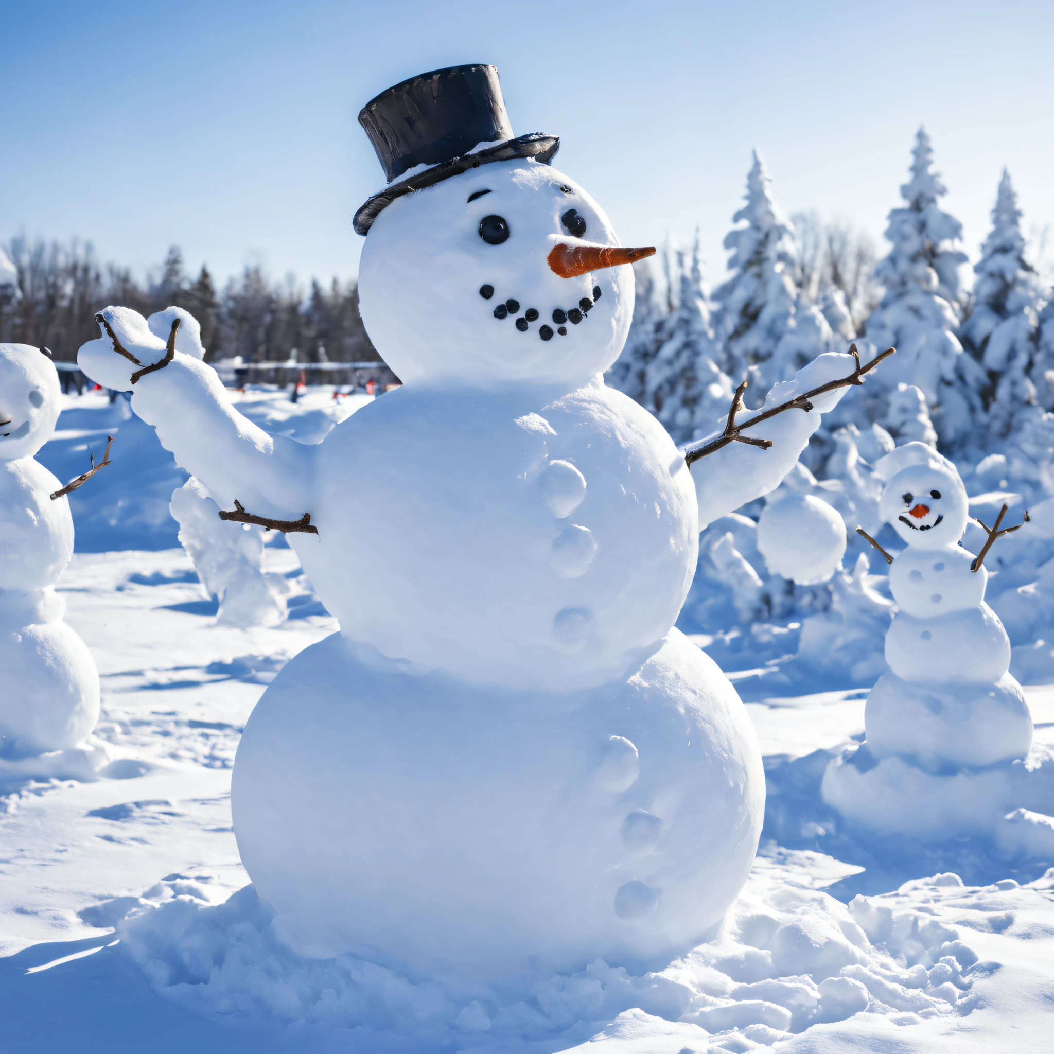 Build a snowman