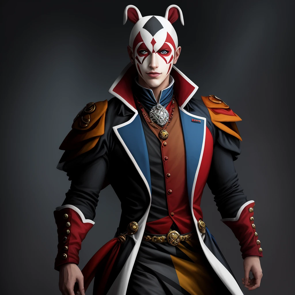 harlequin mage guy