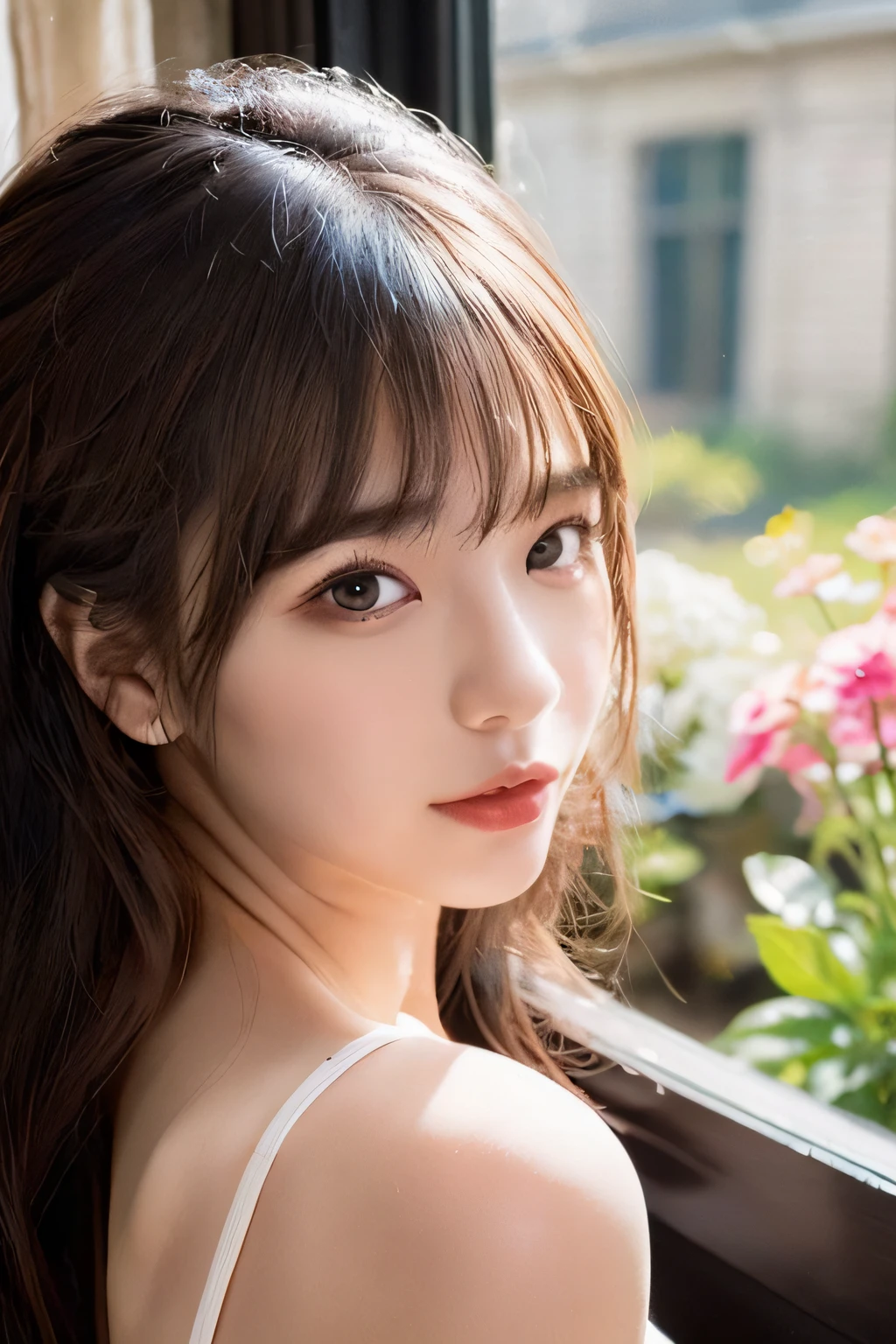Focus on people。Create and express the best shining composition of the person in a realistic way。((masterpiece))、(((top-quality)))、((ultra-detailliert))、(A hyper-realistic)、(highly detailed CGillustration)、(extremely delicate and beautiful)、Girl a masterpiece、top-quality、Realistic skin feeling、Realistic fabric、We will introduce a realist illustration focusing on the center front of girls with realistic and ultra-detailed eyes.。This is the absolute rule, and the following sentence expresses the image quality。 The greatest painter in human history meets an unparalleled beauty、It is the greatest masterpiece in the history of the Inuiku Ichigo, which depicts the most beautiful figure of a lifetime.。 Create stunning anime artwork that is currently trending on seaStation、Introducing exquisite beauty and seductive aesthetics。