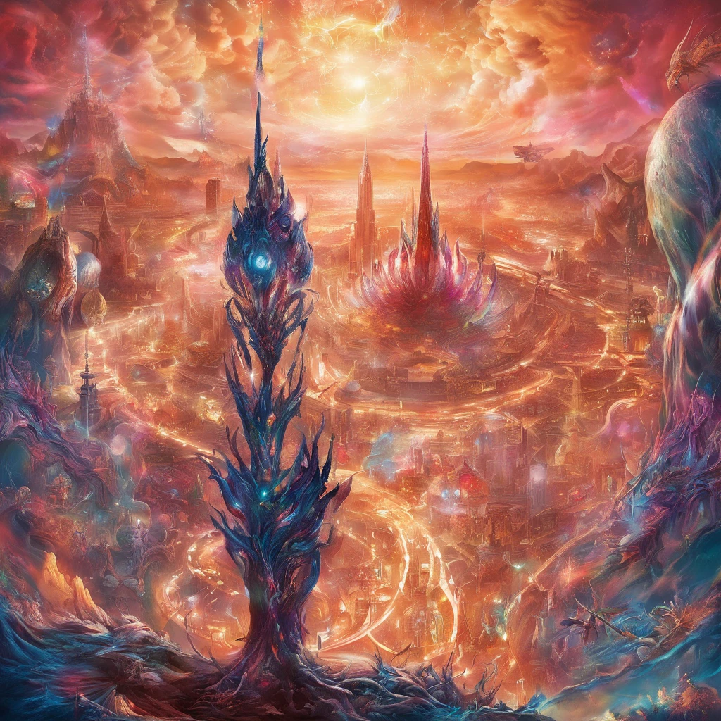 [ Amazing | astounding | delicated ] Ultraman frontal portrait ，[Visually inspect the audience] （Best quality， tmasterpiece）， 1人，combat scene， City smoke background，（Lines are clear but complex），Ultra-clear image quality，32K，long-focus。