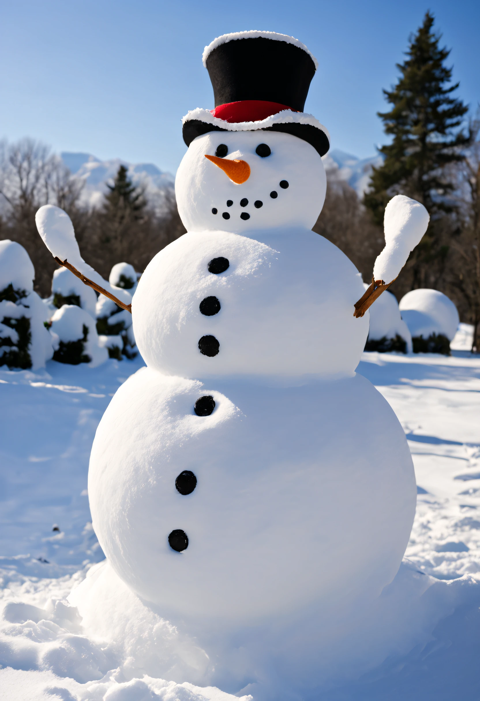 Make a snowman,Make sculptures from snow