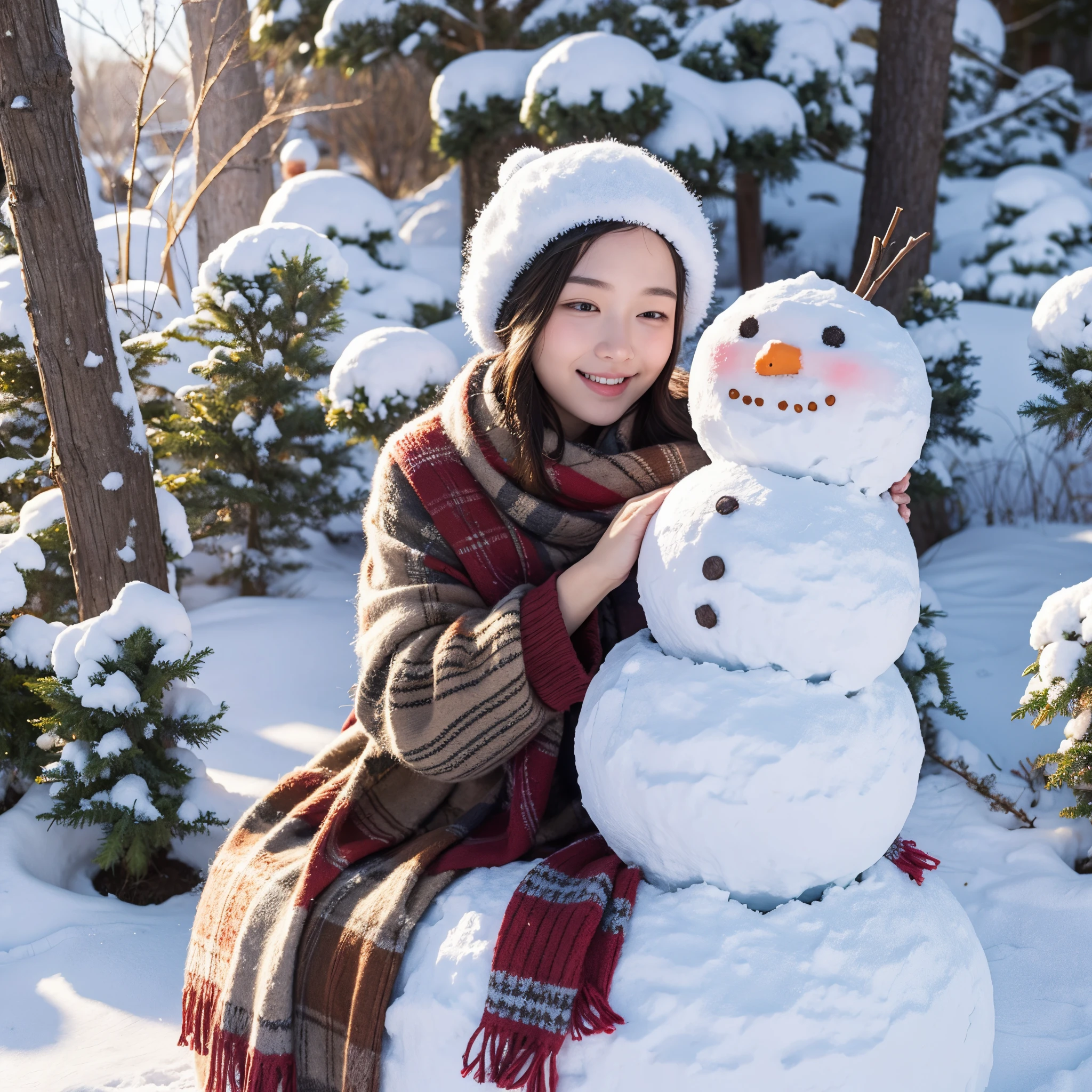 Make a snowman