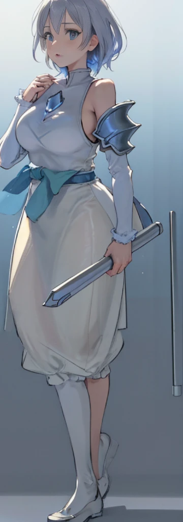 ((above shoulder，facial closeups))， Bigboobs， looking at viewert， ultra-realistic realism, Ghibli-style colors,  Ghibli-style colors, japanese manga,  Standing Picture, angle of view,  foreshortening, foreshortening, 8K, super detailing，All women have big breasts,Endless realism, cellshading,，character sheets, reference sheet, Standing Picture, 8K, super detailing, 1080p, Women HD，femele, 16k, A high resolution, Best quality at best, high high quality, Anatomically correct, tmasterpiece, Acura, hyper HD，as elegant as a swan，unreal-engine， Ghibli-style colors,   japanese manga,  Standing Picture, angle of view,battle armor，ssee-through，Lace skirt，silber hair，Sexy big breasts，Transparent tulle clothes