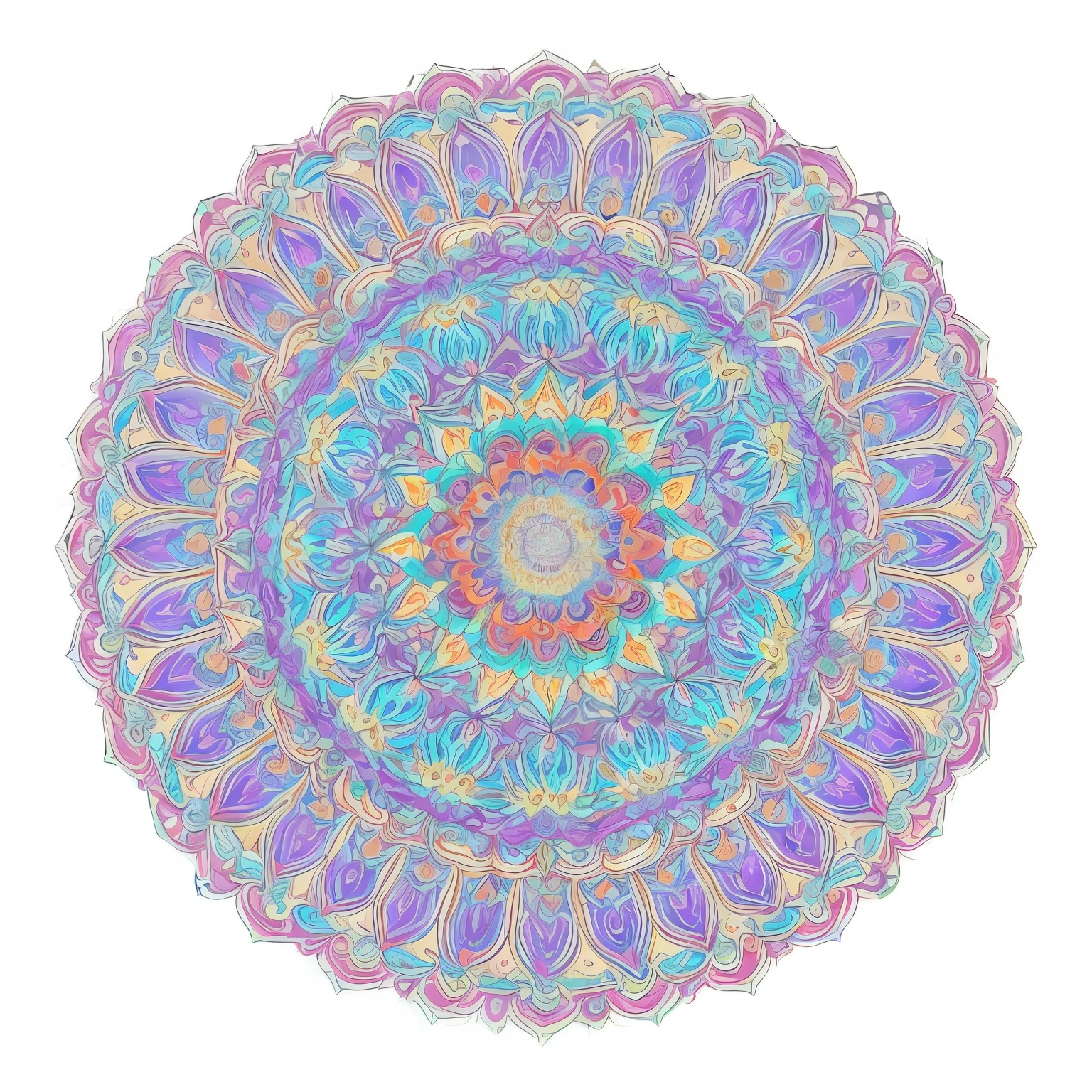 Colorful circle design on black background, Colorful mandala, Highly detailed symmetry, intricate crystal jelly ornate, digital illustration radiating, psychedelic digital art, coherent symmetrical artwork, kaleidoscope, symmetrical artwork, Symmetrical intricate details, datura, psychedelic black light style, Psychedelic art style, patterned visual art, Intricately symmetrical artwork, surreal psychedelic design, Mandala art
