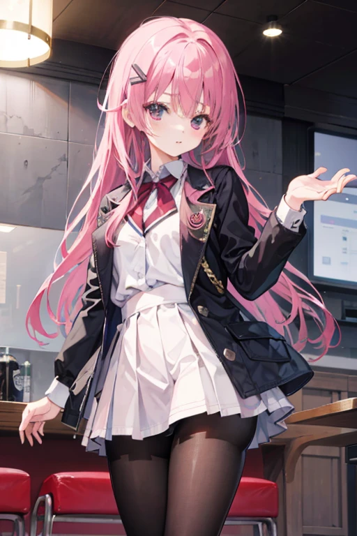 mitsukasa ayas,校服,jaket,The shirt,lacepantyhose, A high resolution, absurd res,