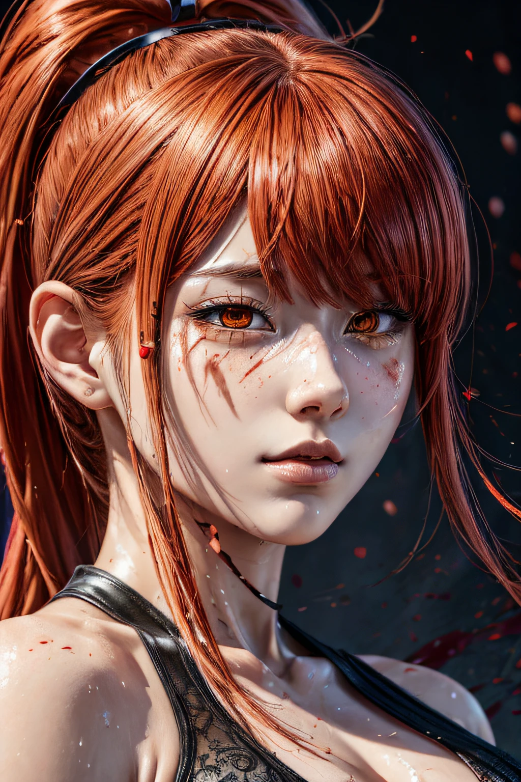 (anime fight), (best quality,4k, (ultra-detailed), (battle), (blood), (love), (lust), (detailed eyes), (emotional expressions)