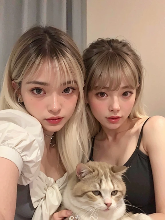 Grey has cat ears