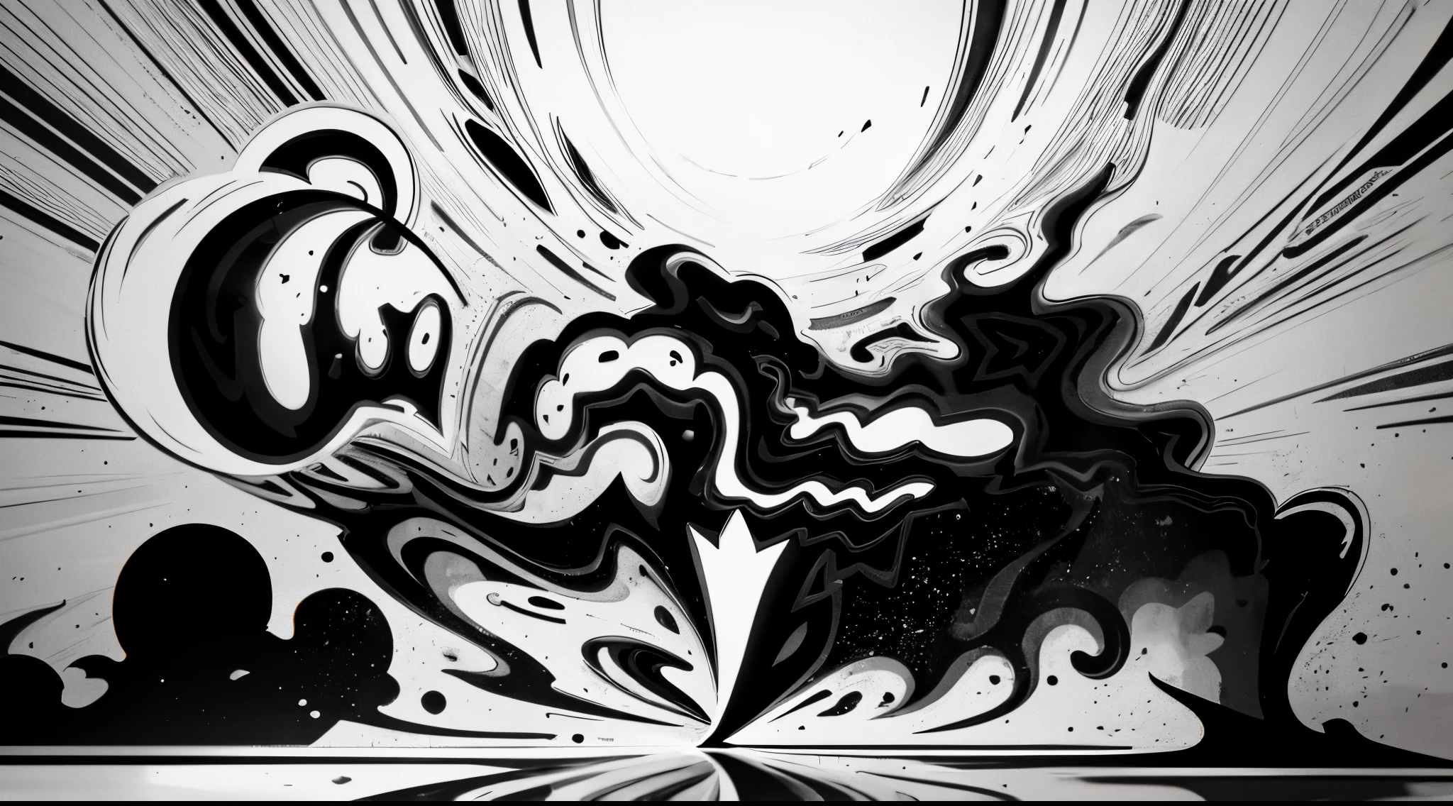 ((vector)), ((logo)), ((illustration)) black and white 2d line illustration of a alabaster vase pouring liquid, featured on pixabay, brush lines, ink splash, black ink outline, pouring, stylized silhouette, hokusai, ink outline, dark ink, potion, logo, liquified, old school tattoo, white background, high contrast illustration, liquid smoke, black ink illustration, Conceptual art, best quality