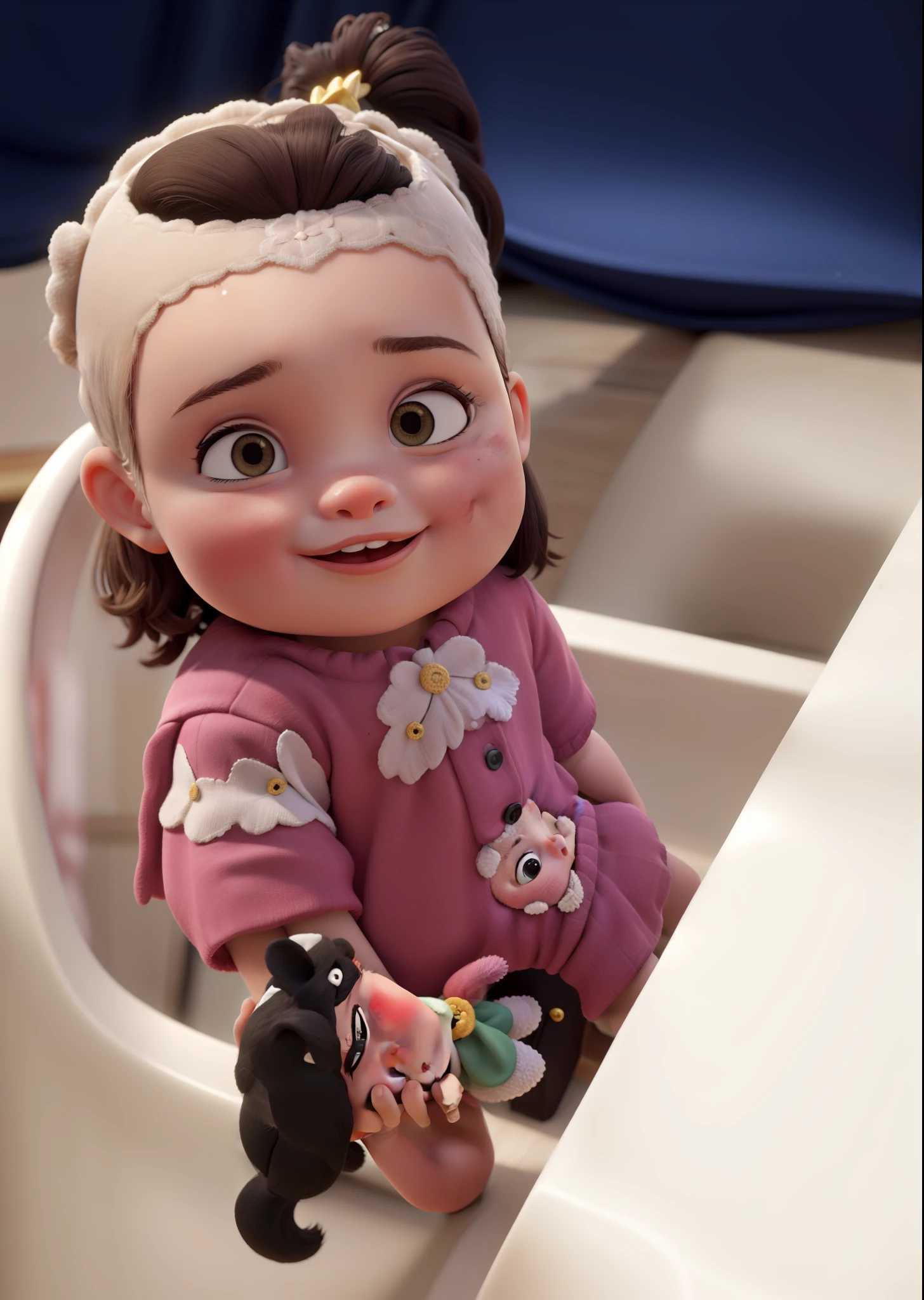 Obra-prima, de melhor qualidade, girl of 1 year