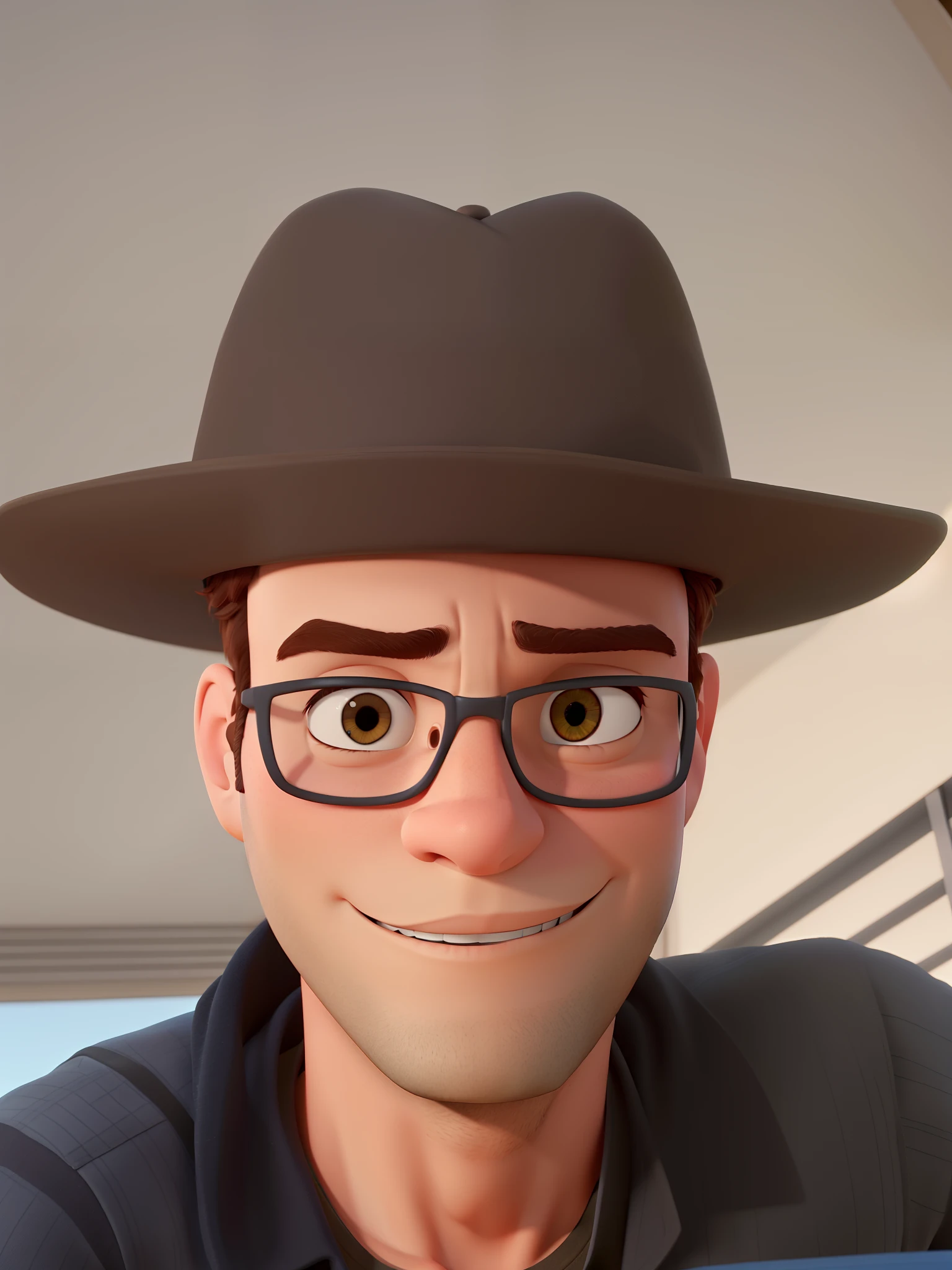 Um homem no estilo Disney Pixar, alta qualidade, melhor qualidade