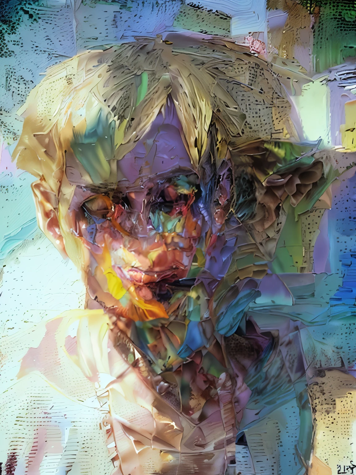 disco elysium style oil painting portrait, colorful, masterpeace, oil painting disco elysium style background with big brush strokes