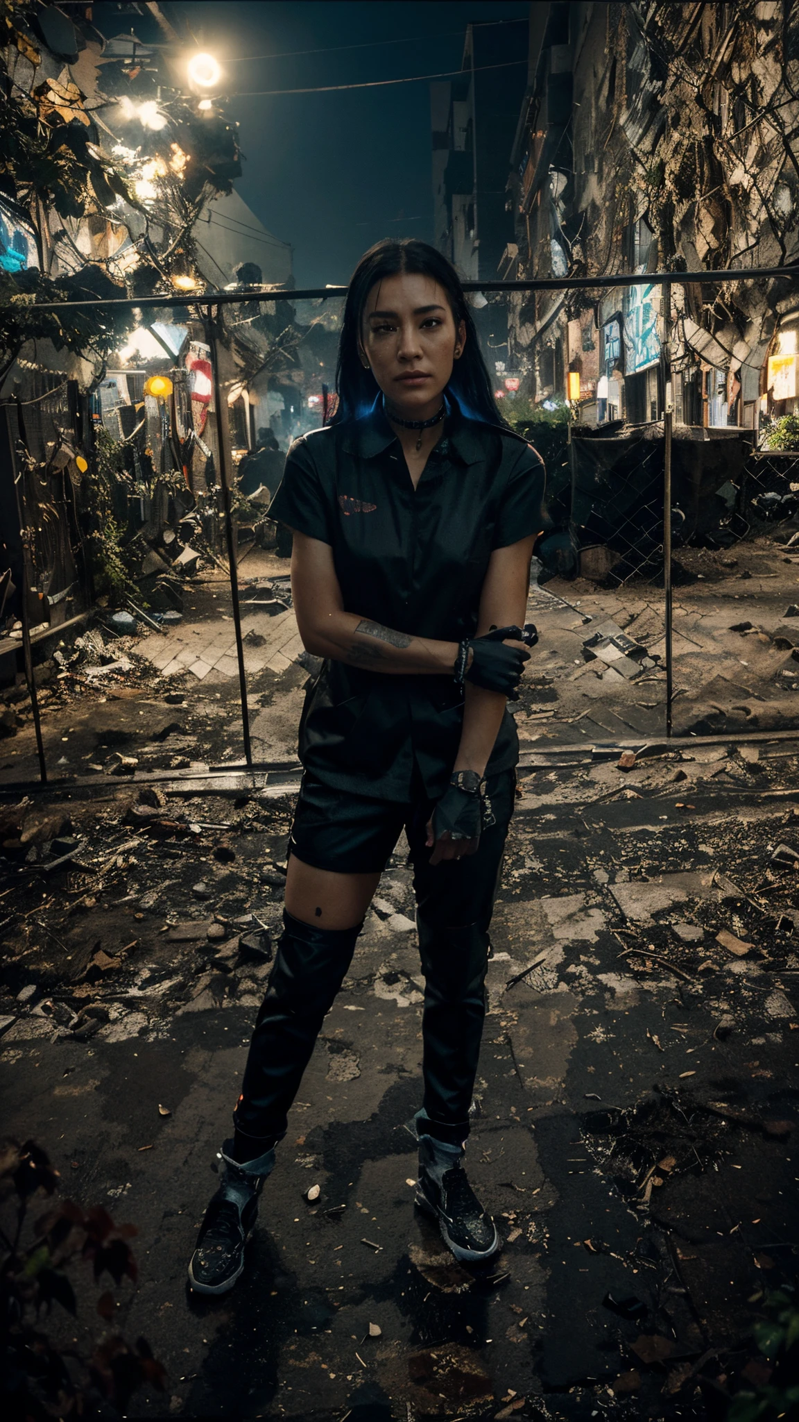Cyberpunk, realistic face, 8k resolution, ultra realistic