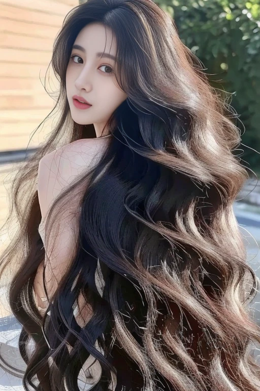 yazhou,(best quality:1.2),ultra highres,high quality,(realistic, photorealistic:1.4),1girl,solo,long hair,black eyes,upper body,(facing_viewer:1.2),looking at viewer, beautiful long hairs, crazy long hairs, super long hairs, long hair, crazy long hairs, super long hairs