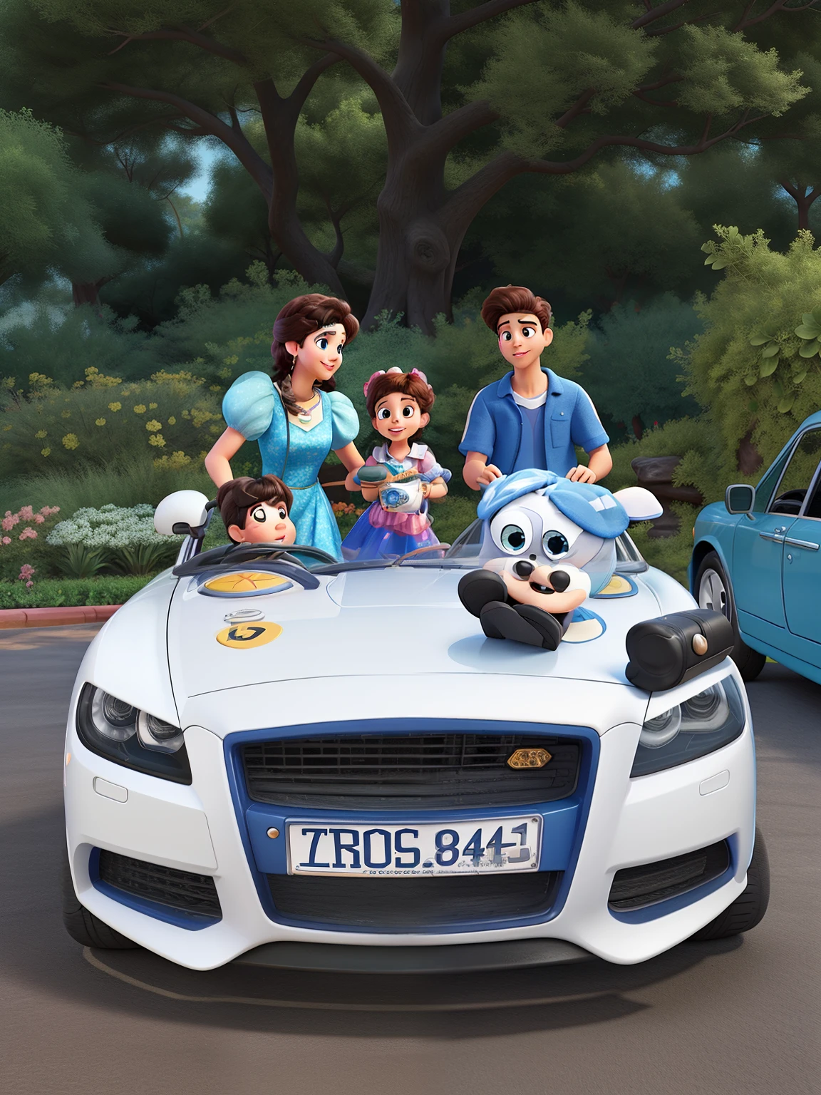 a Disney-style film cover,