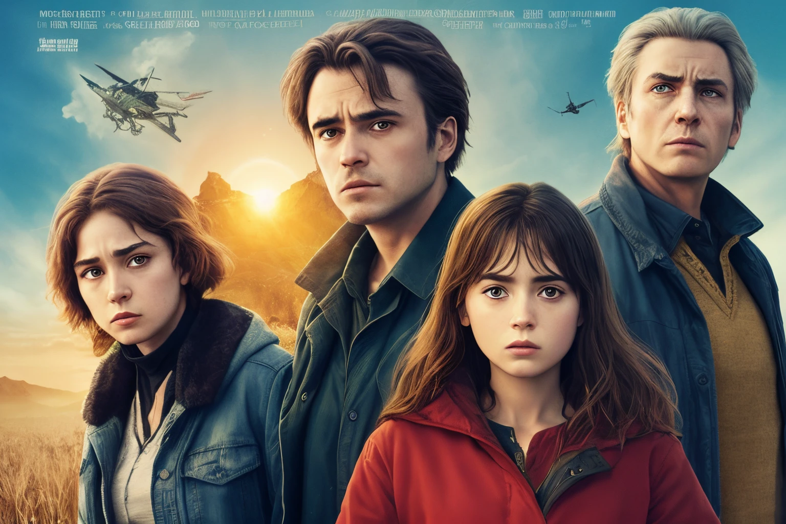 Affiche de film " humains sortent d'autres humains"
