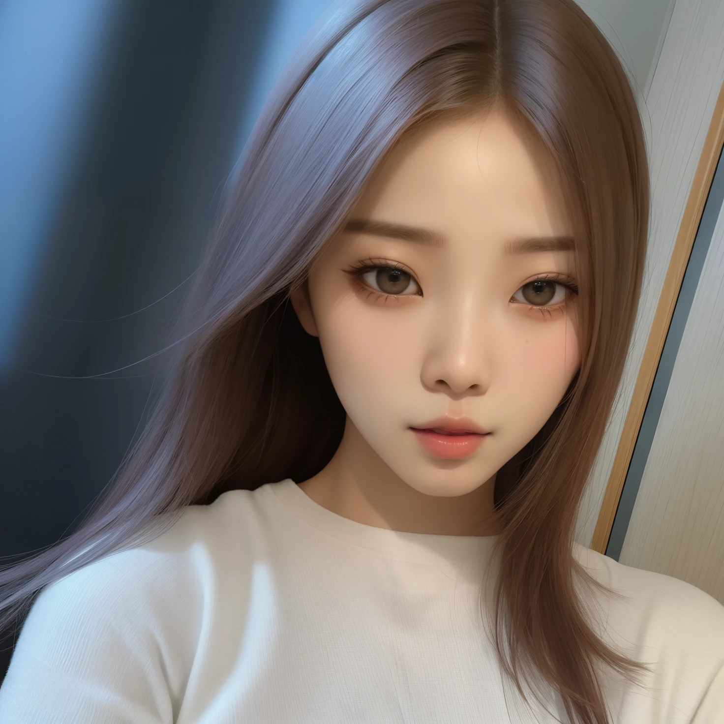 um close up de uma mulher com cabelos longos e uma camisa branca, tzuyu de duas vezes, Heonhwa Choe, Jaeyeon Nam, Lee Ji - Eun, Lee Ji-eun, Parque Ji-min, Jinyoung Canela, Ulzzang, kwak ji jovem, Dom Yunjoo, com cabelos curtos, Seseon Yoon, Hwang SE - EM
