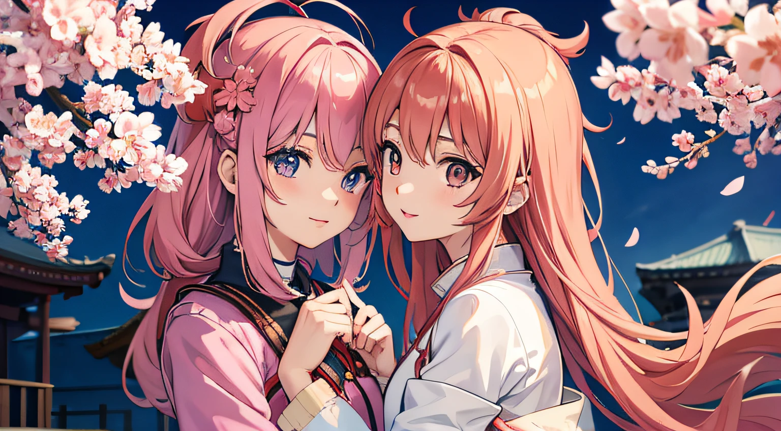 beautiful anime girl, tokio, sakura,