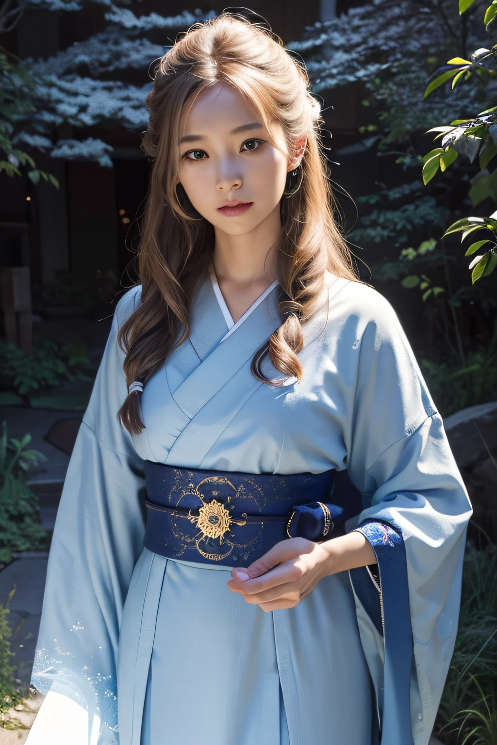 Swedenborg's Exploration of the Spirit World、(Beautiful realistic Japan woman、good looks)、Describe the spirit world、masterpiece、