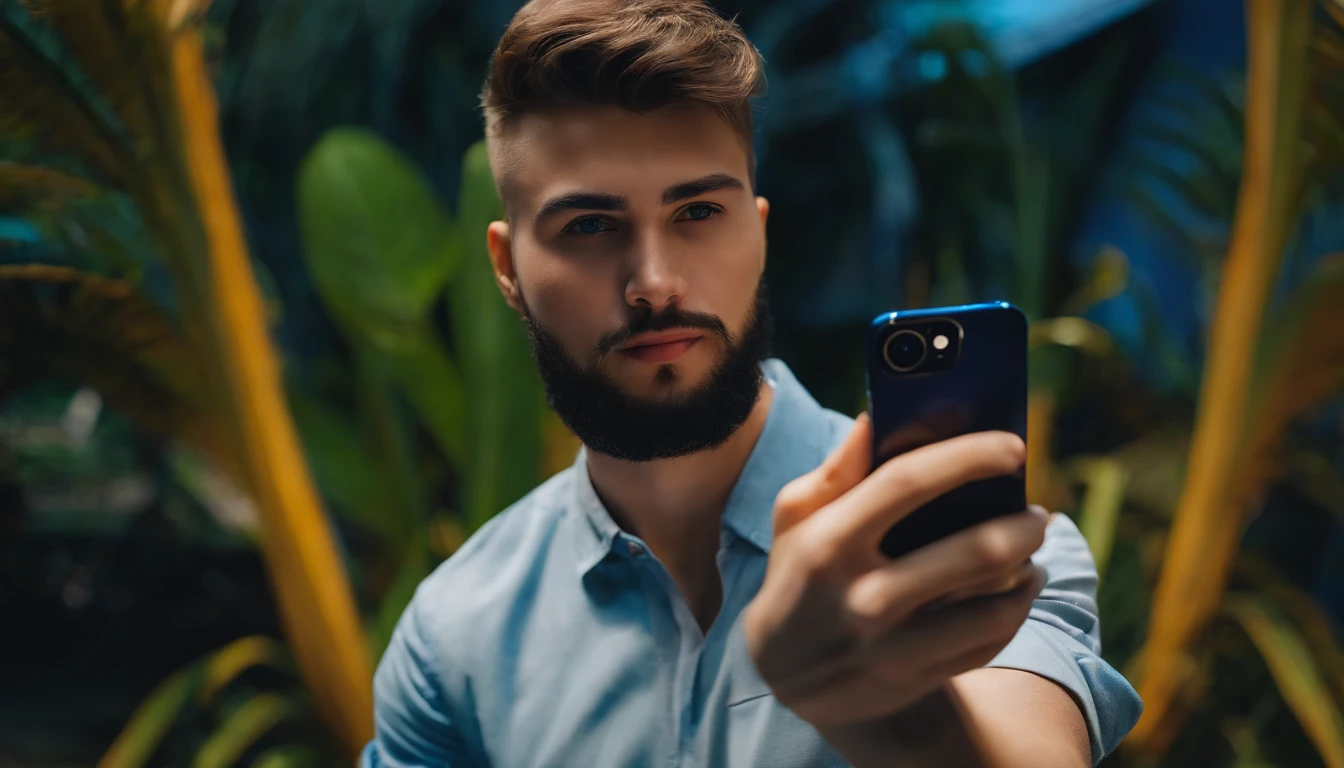 Realistic selfie,iphone 13,20-year-old man,Hand,Mercedes Class A,blue LED,Vivid colors,Professional,poorly detailed,portrai,Photorealistic