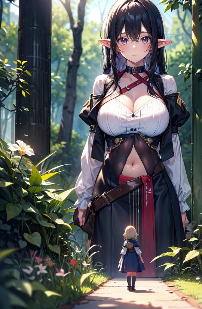 navel, shiny skin, transparent clothing